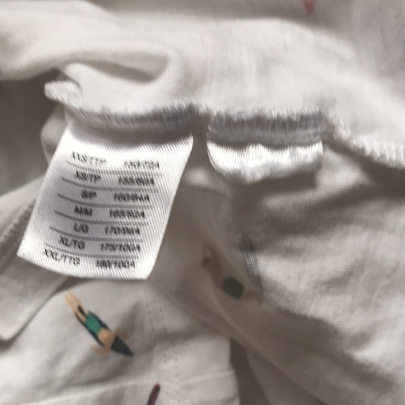 Roots all over surf print T-shirt unisex XL white - Picture 9 of 9